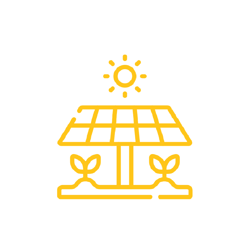 agricultural solar icons